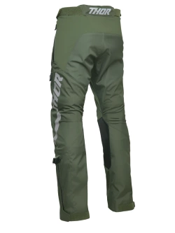 Spodnie cross Thor Terrain Over-the-Boot zielono-szare