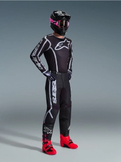 Spodnie cross Alpinestars MX Fluid Apex czarno-szare