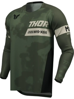 Bluza enduro Thor Launchmode Bleach czarno-zielona