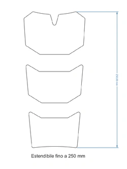 Tankpad Onedesign do BMW R 1200/ 1250 GS Adventure róża wiatrów biała