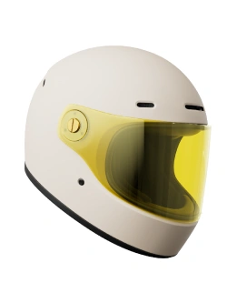 Kask integralny John Doe One Frozen biały