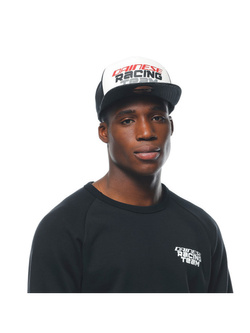 Czapka Dainese #C06 Racing 9Fifty Trucker Snapback czarno-biało-szara