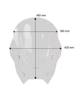 Szyba motocyklowa WRS Touring BMW R 1300 RS (25-) mocno przyciemniana