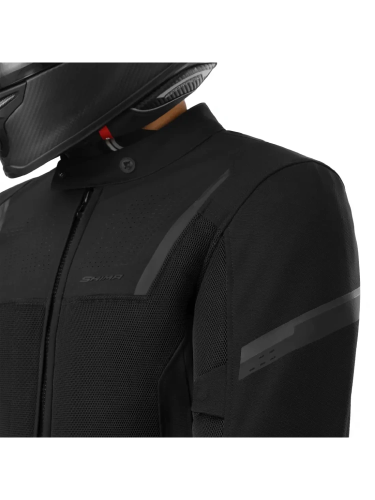 Kurtka motocyklowa tekstylna Shima Rush 3.0 Air G2 czarna