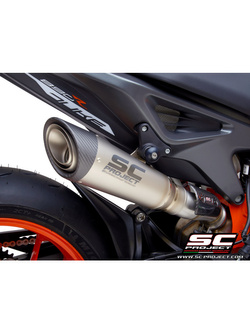 Tłumik SC-Project S1 Titanium + Carbon (Slip on) - KTM 890 Duke [20]