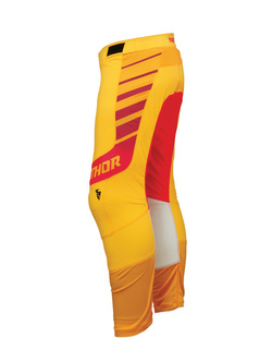 Spodnie cross Thor Prime Analog żółto-czerwone