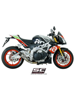 Tłumik SLIP-ON S1 low position Titanium SC-Project do APRILIA TUONO V4 1100 (2017 - 2018) 