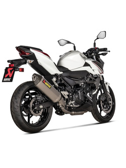 Tłumik motocyklowy Slip-On Line (Titanium+Carbon) Akrapović Kawasaki Z 400 (19-24)/ Ninja 400 (18-24)