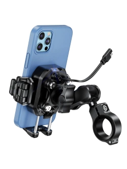 Uchwyt motocyklowy na telefon Biketec R24W-PD Damper antywibracyjny