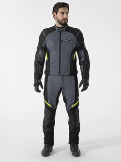 Kurtka motocyklowa tekstylna Shima Rush 2.0 Vent czarno-fluo