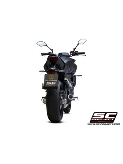 Pełny układ wydechowy 2-1, SC-Project CR-T Carbon + Titanium - Yamaha MT-07 [21]
