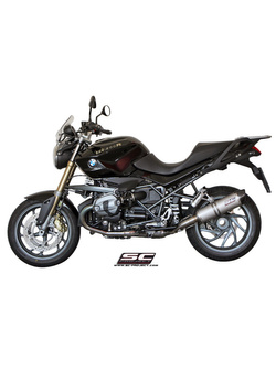 Tłumik SC-Project Oval Titanium + Carbon (SLIP ON) - BMW R 1200 R [11-14]