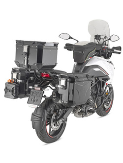 Stelaż asymetrycznych kufrów bocznych Trekker Outback Monokey Cam-Side Givi PL One-Fit do Benelli TRK 702/ X (23-)