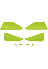 Zestaw defelektorów do osłon dłoni Barkbusters Sabre zielony