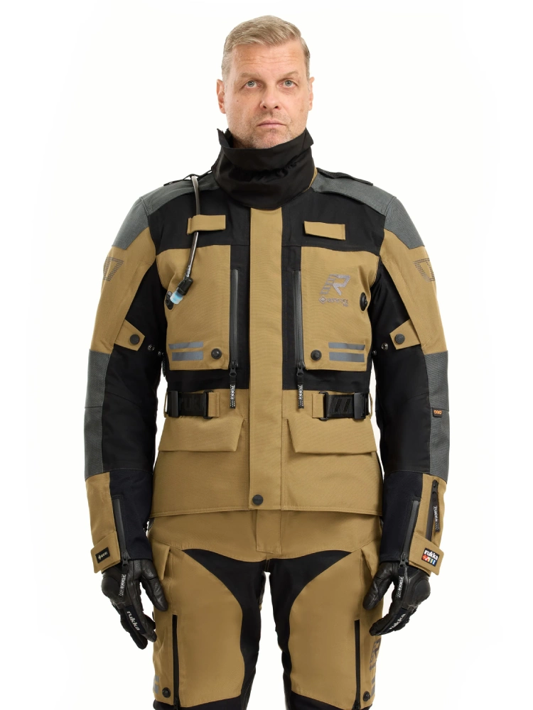 Kurtka motocyklowa tekstylna Rukka TitanTrail-R brązowa