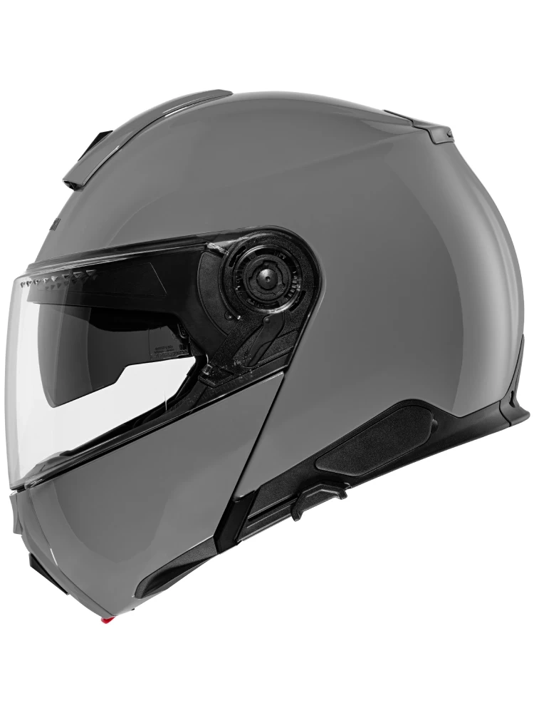Zestaw: kask szczękowy Schuberth C5 ANC Concrete szary + dedykowany interkom motocyklowy