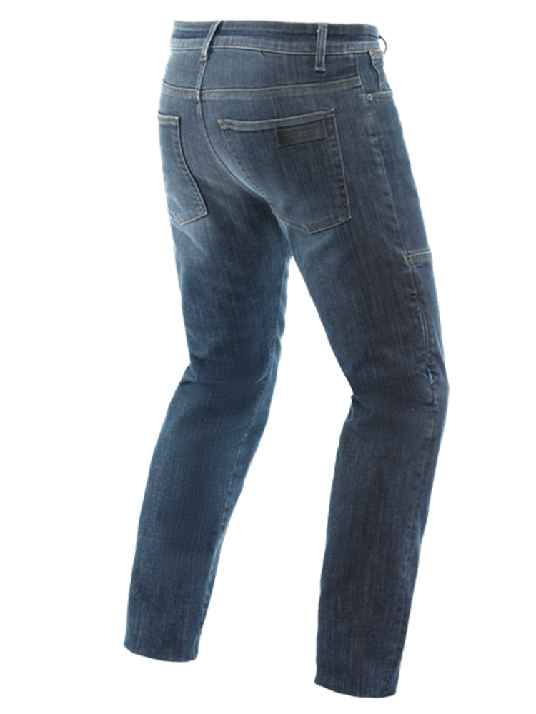 Jeansy motocyklowe Dainese Denim Regular Tex niebieskie