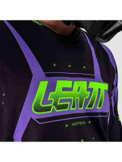Bluza enduro Leatt Moto 4.5 Lite Argon czarno-niebiesko-zielona
