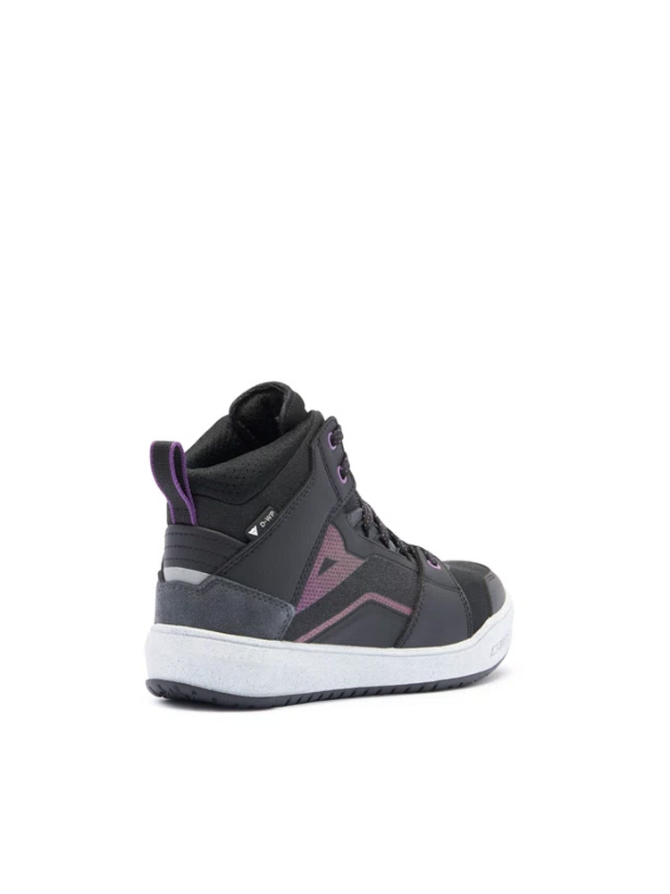 Buty motocyklowe damskie Dainese Suburb D-WP czarno-biało-fioletowe