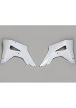 Osłony chłodnicy UFO do Hondy CRF 250RX (19-21), CRF 450RX (17-20) białe