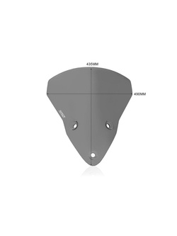 Szyba motocyklowa WRS Touring Ducati Supersport 939/ S (17-20), Supersport 950/ S (21-24) mocno przyciemniana