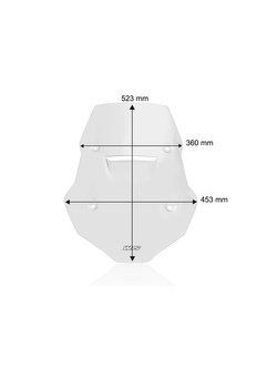 Szyba motocyklowa WRS Touring CF Moto 800 MT (22-) przezroczysta