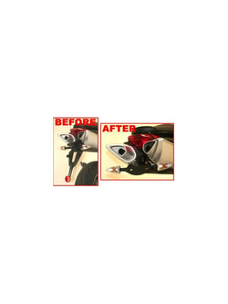 MOCOWANIE TABLICY REJESTRACYJNEJ R&G DO Aprilia Shiver 750 (08-16) / Shiver 900 (17-20)