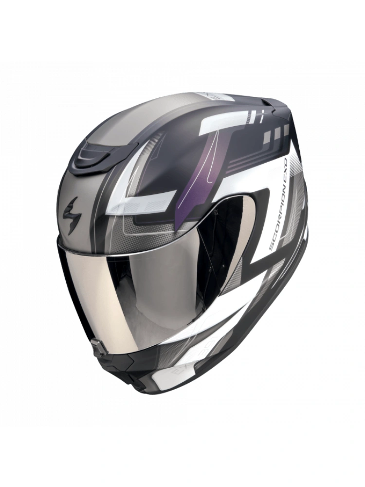 Kask integralny Scorpion Exo-391 Captor Chameleon czarny matowy