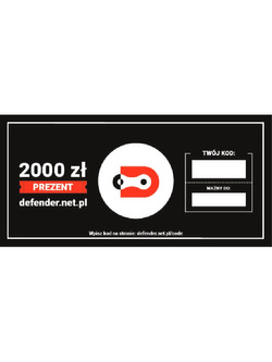 Karta podarunkowa o wartości 2000,- PLN