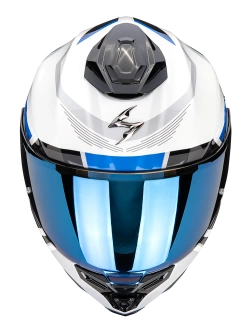 Kask integralny Scorpion EXO-1500 AIR Arena biało-niebieski
