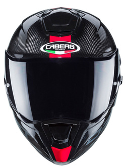 Kask integralny Caberg Drift Evo Carbon Sonic szaro-czerwony