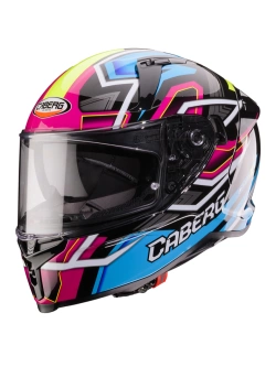 Kask integralny Caberg Avalon X Brama czarno-różowo-niebieski matowy