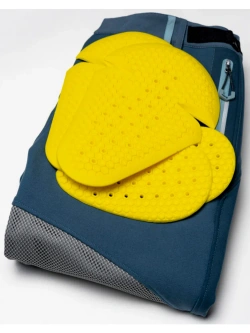 Spodnie motocyklowe tekstylne Knox Urbane Pro Move niebiesko-szare