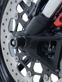 Slidery przedniego zawieszenia R&G Racing czarne Ducati (wybrane modele)