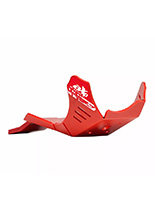 Płyta pod silnik AXP Racing Xtrem Beta RR 350/390/430/480/Race/XPRO (24-) z osłoną podnośnika czerwona