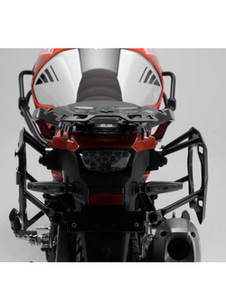 Zestaw: kufry boczne DUSC M/L + stelaże PRO SW-MOTECH do motocykla Suzuki V-Strom 1050 / XT (19-) [pojemność 41/33 l]