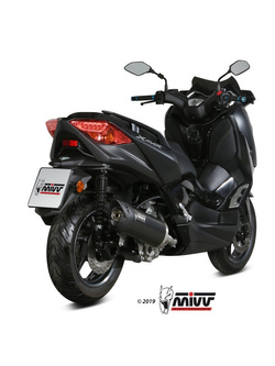 Tłumik motocyklowy Slip-On (Mover) MIVV do Yamaha X-Max 300 (17-20) czarny