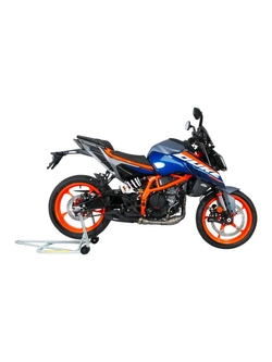 Szyba motocyklowa sportowa MRA "NSPM" KTM Duke 390 (24-) czarna 