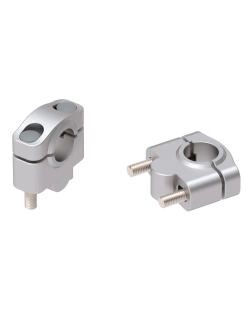 Podwyższenie kierownicy Hepco&Becker Kawasaki Versys 650 (15-21) [25 mm w górę] srebrne