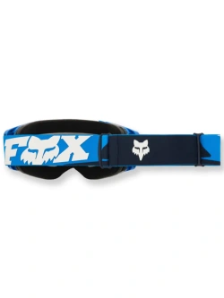 Gogle motocyklowe Fox Vue Core z przezroczystą szybką, niebieskie