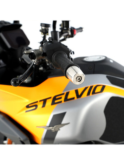 Końcówki kierownicy motocyklowej R&G Racing Moto Guzzi Stelvio (24-)/ V7 Stone (21-) stalowe