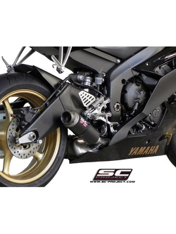 Tłumik SC-Project GP-M2 Carbon (Slip on, Niska pozycja) - Yamaha YZF R6 [06-16]