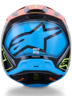 Kask enduro Alpinestars SM3 Fray czarno-pomarańczowy-fluo