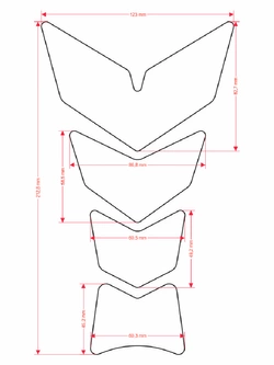 Tankpad Uniwersalny Onedesign Moon Soft Touch rozdzielny czarny