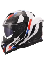 Kask integralny LS2 FF818 Storm III Sporty biało-niebiesko-czerwony