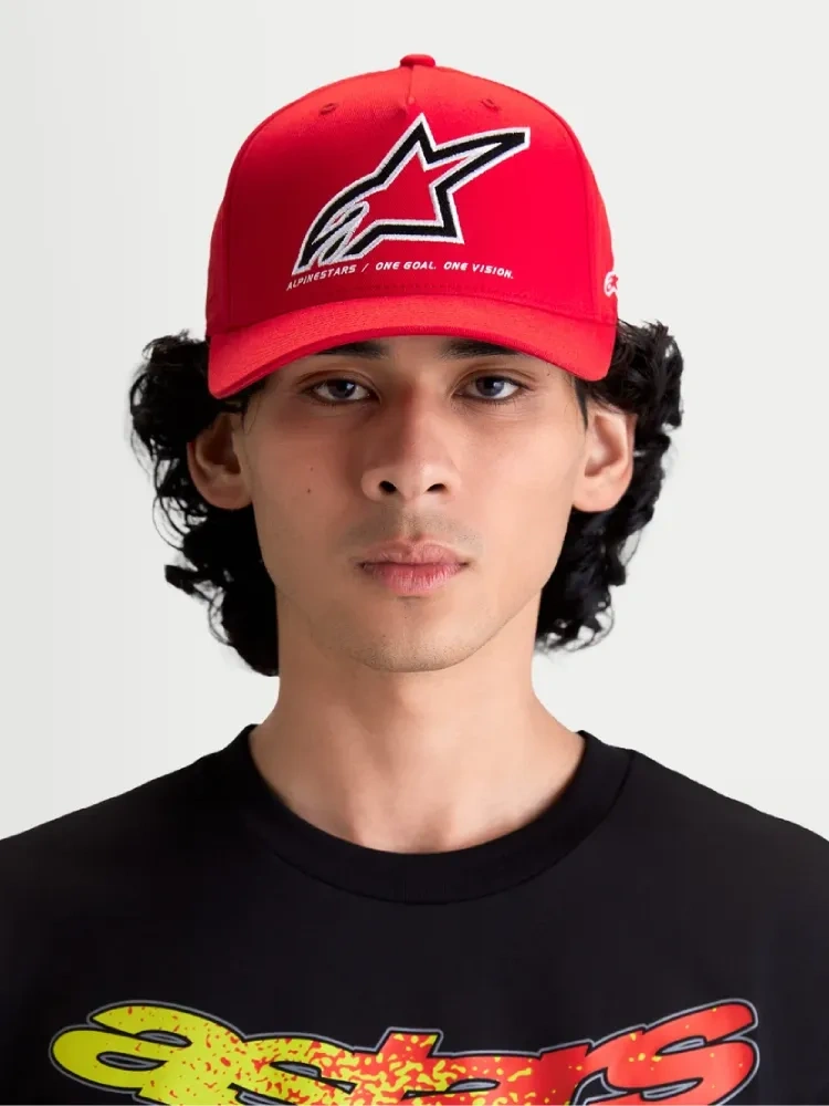 Czapka z daszkiem Alpinestars Lineout czerwona