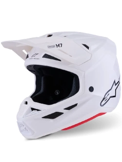 Kask enduro Alpinestars SM7 biały połysk