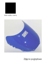 Szyba motocyklowa MRA Spoiler "S" Yamaha FZR 600 R [94-95] czarna