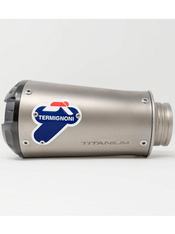 Tłumik Slip-On Termignoni GP2R - RHT tytan + rura łącząca do Yamaha YZF R6 (06-20)
