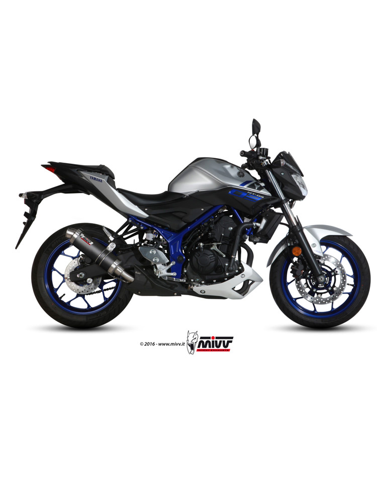 Tłumik motocyklowy Slip-On (GP) MIVV do Yamaha MT-03 (16-) carbon